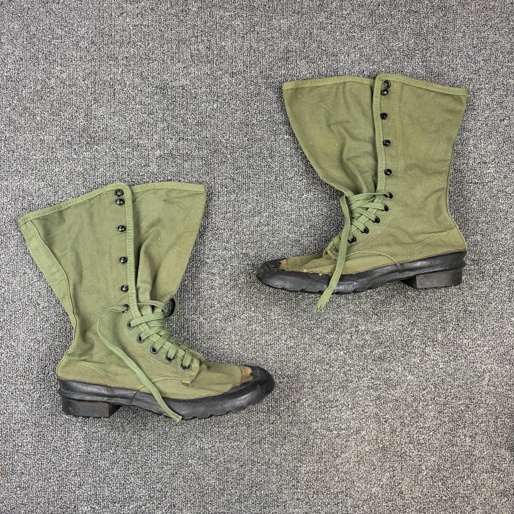 Original WWII US Army M1942 Jungle Boots Dated Sept 19 1942 US Rubber Co Sz 6.5
